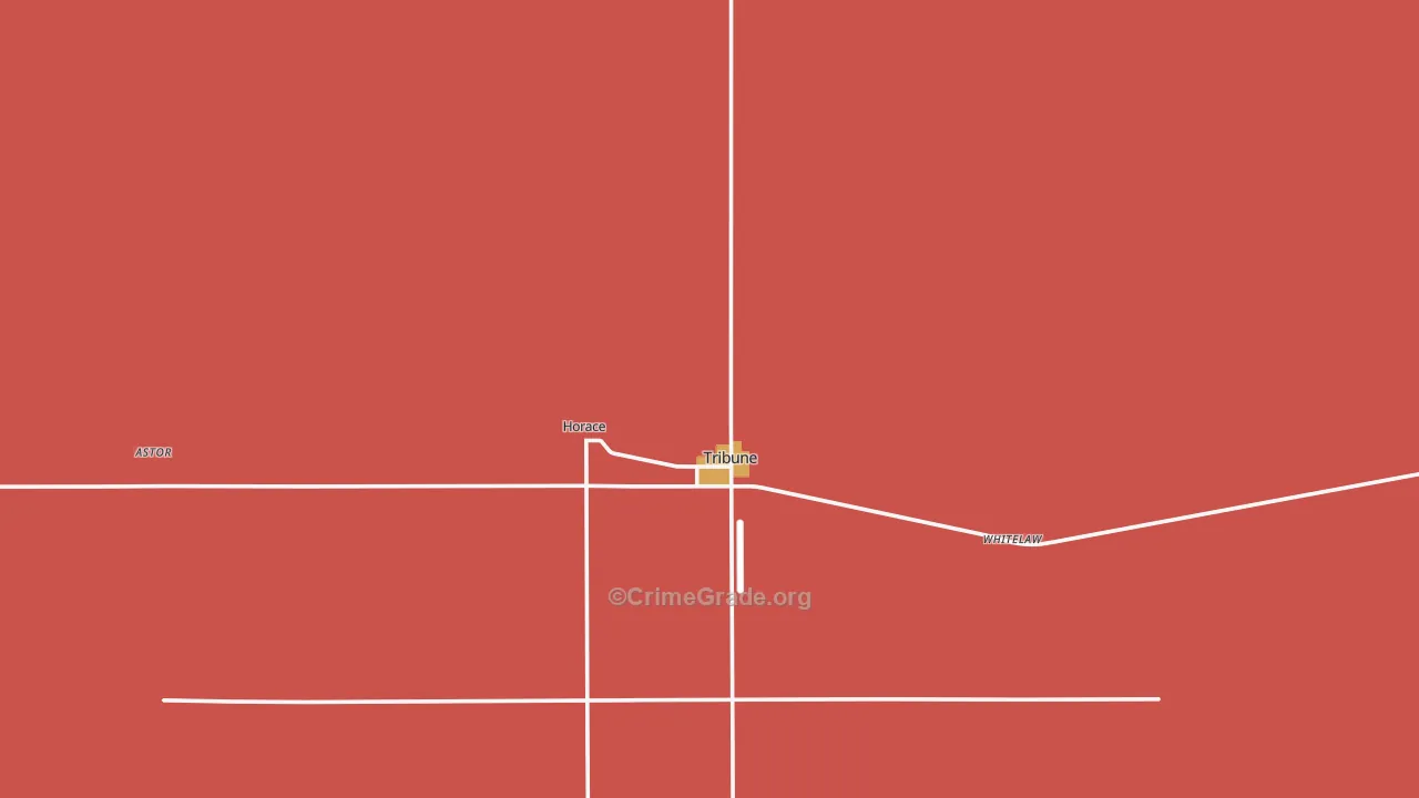 Greeley County, KS Map of Murder Rates