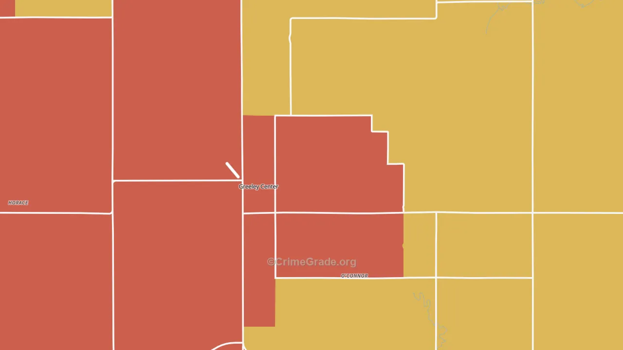 Greeley County, NE Map of Murder Rates
