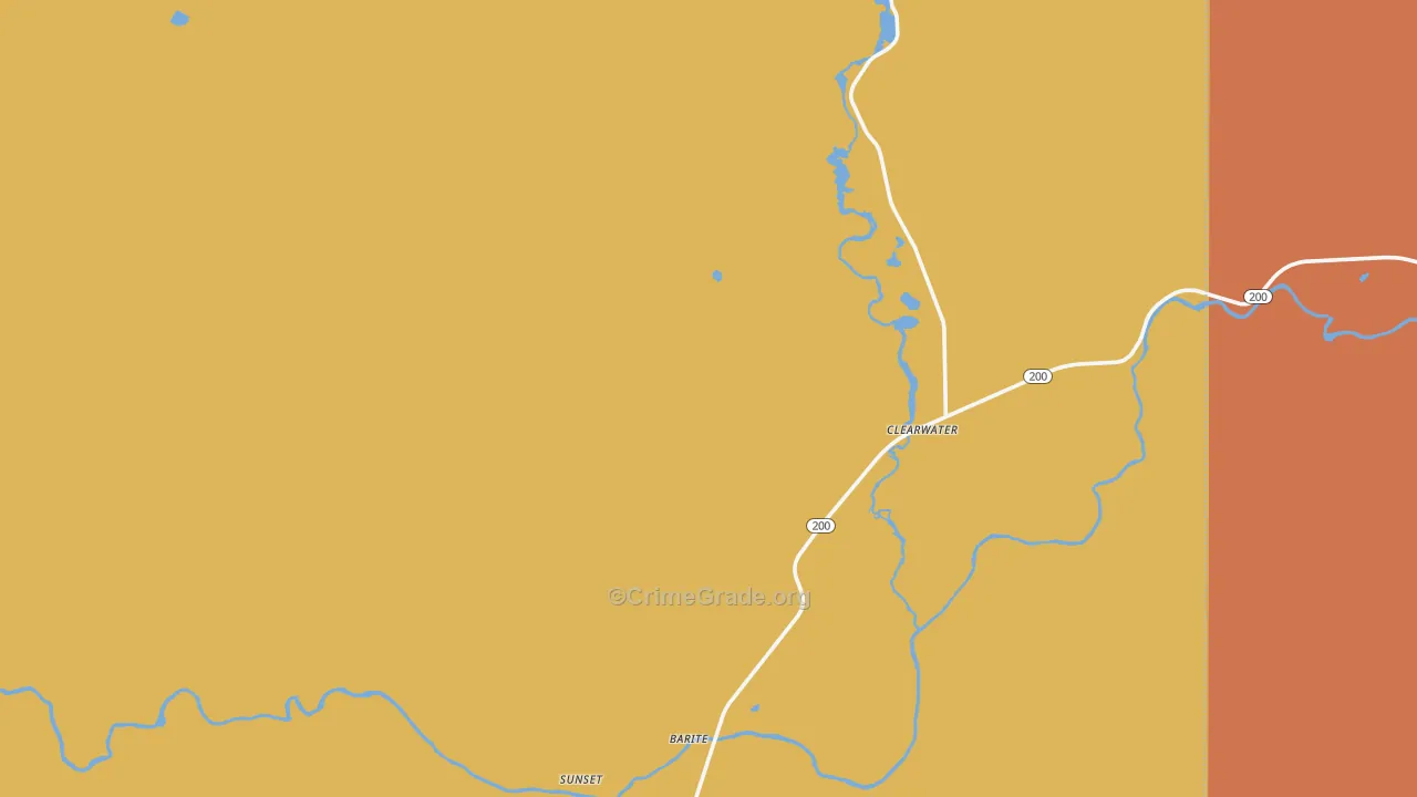 Greenough, MT Map of Murder Rates