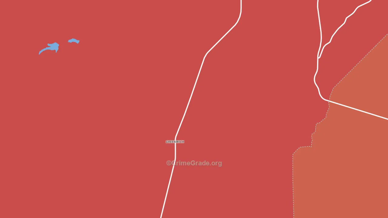 Greenwich, UT Map of Murder Rates