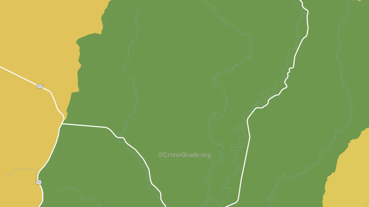 Greenwood, WA Map of Murder Rates