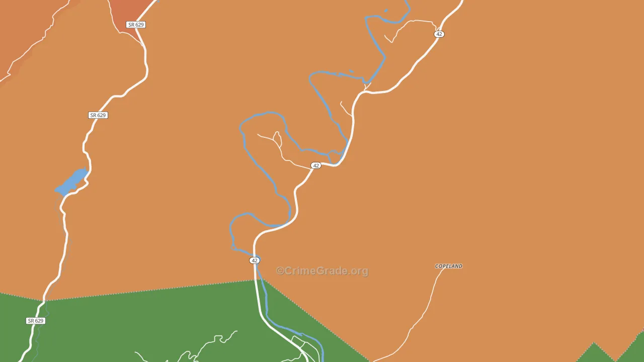Griffith, VA Map of Murder Rates
