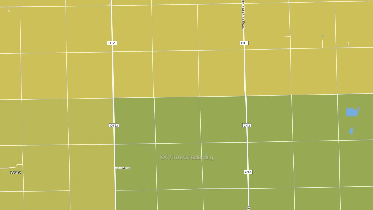 Griswold, IL Map of Murder Rates