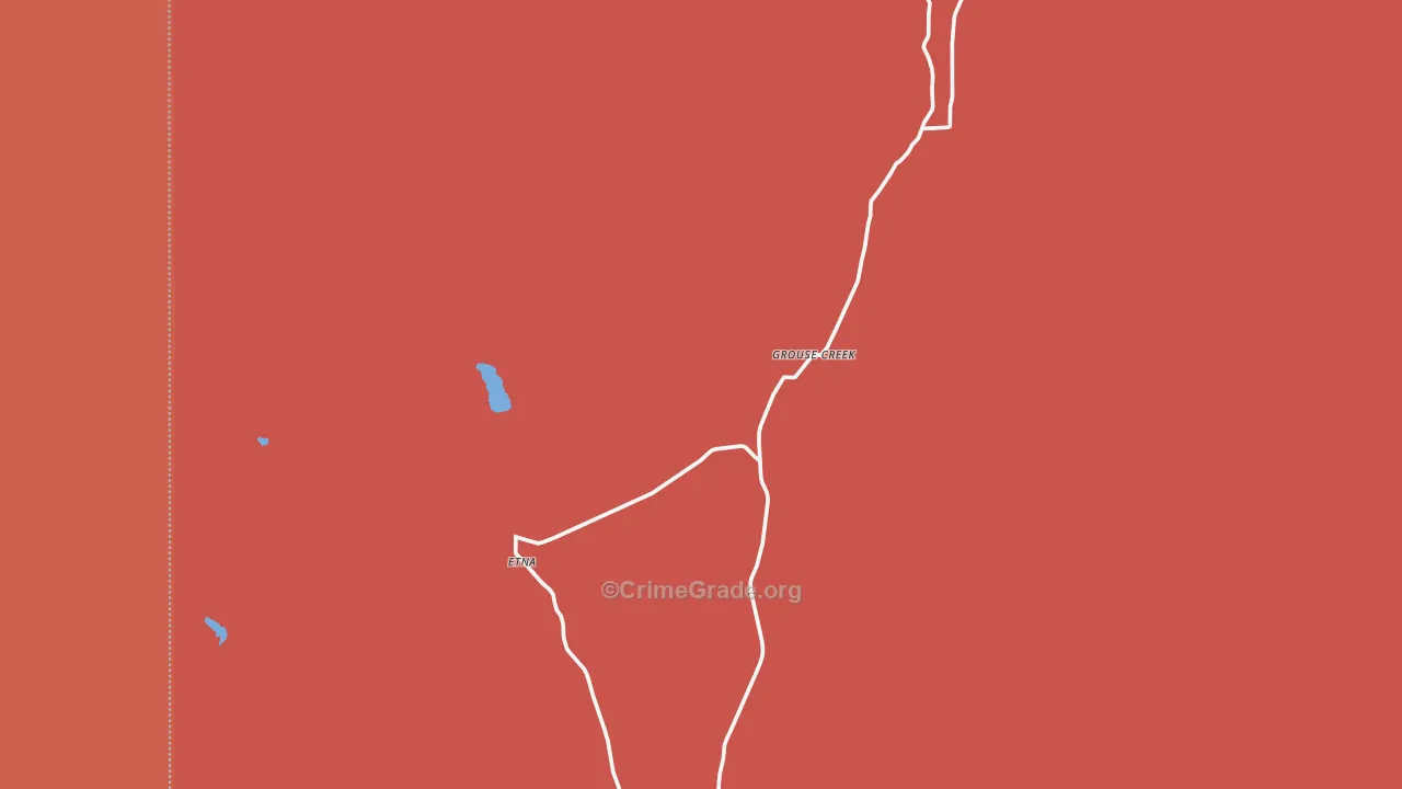 Grouse Creek, UT Map of Murder Rates