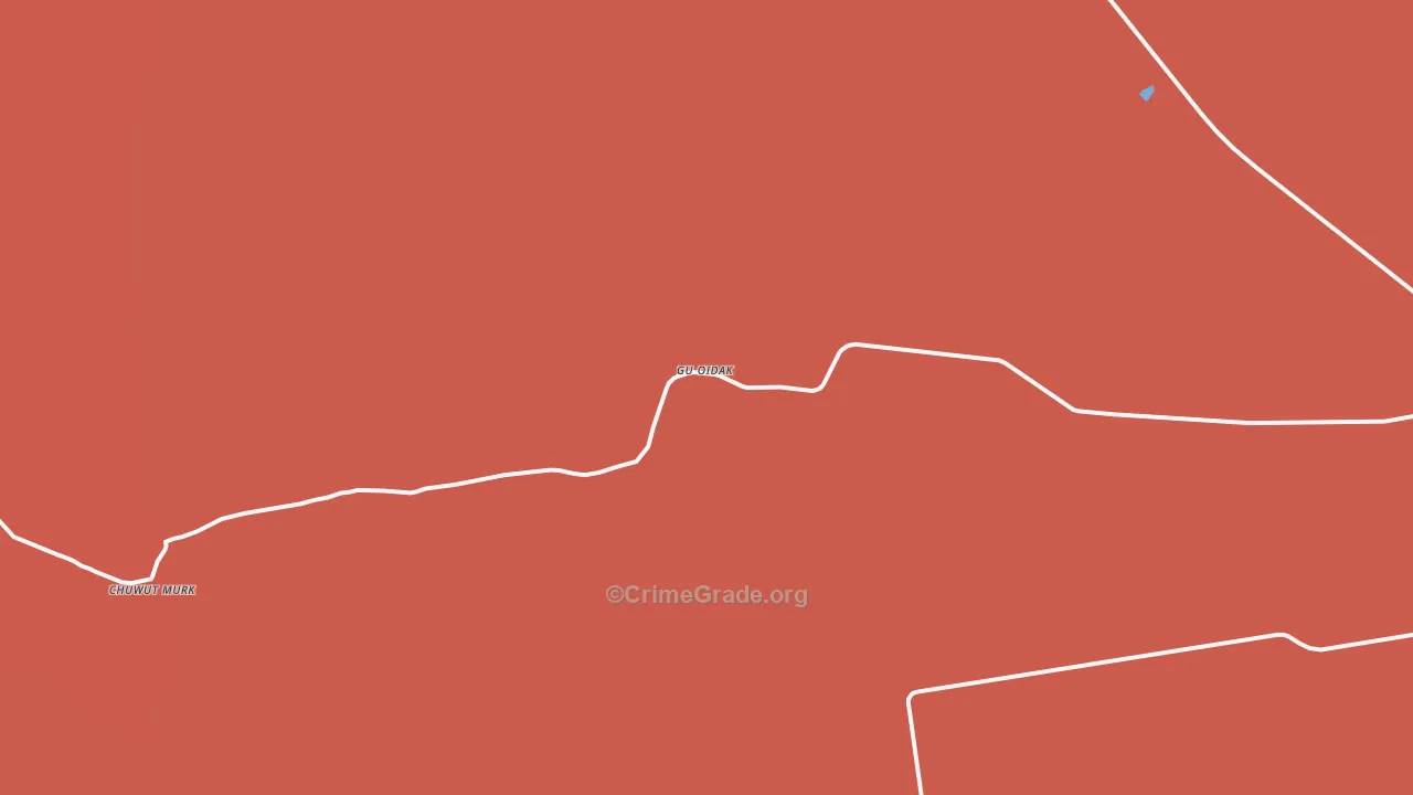 Gu Oidak, AZ Map of Murder Rates