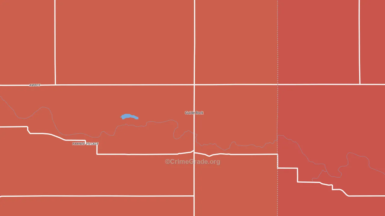 Guide Rock, NE Map of Murder Rates