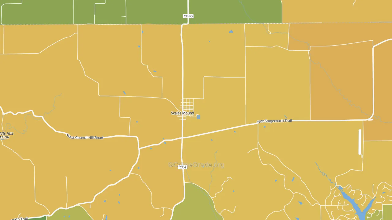 Guilford, IL Map of Murder Rates