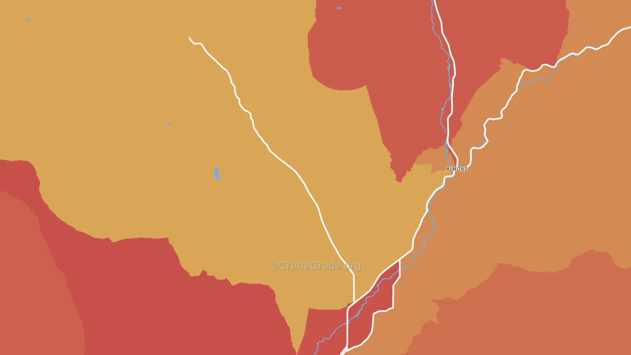 Gunnison County, CO Map of Murder Rates