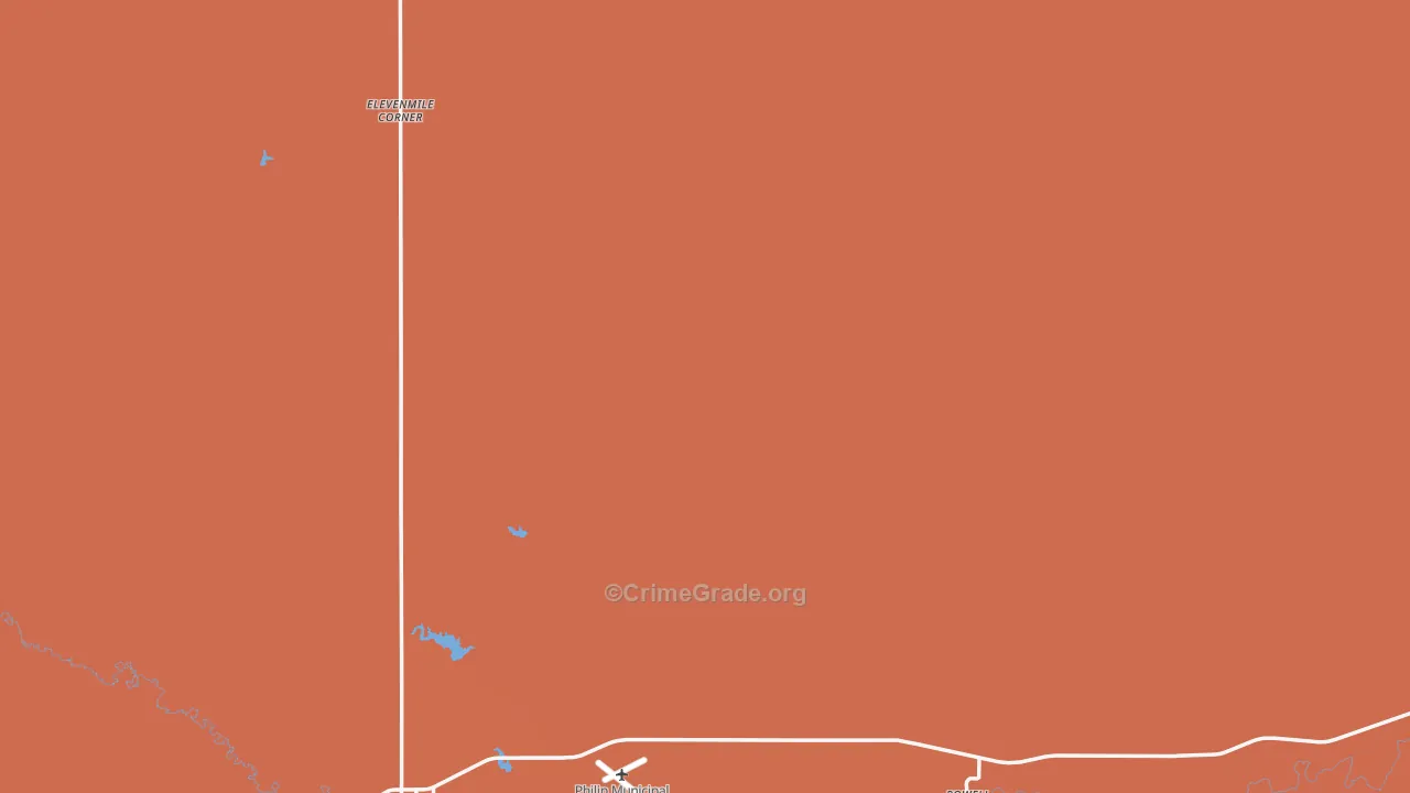 Haakon County, SD Map of Murder Rates