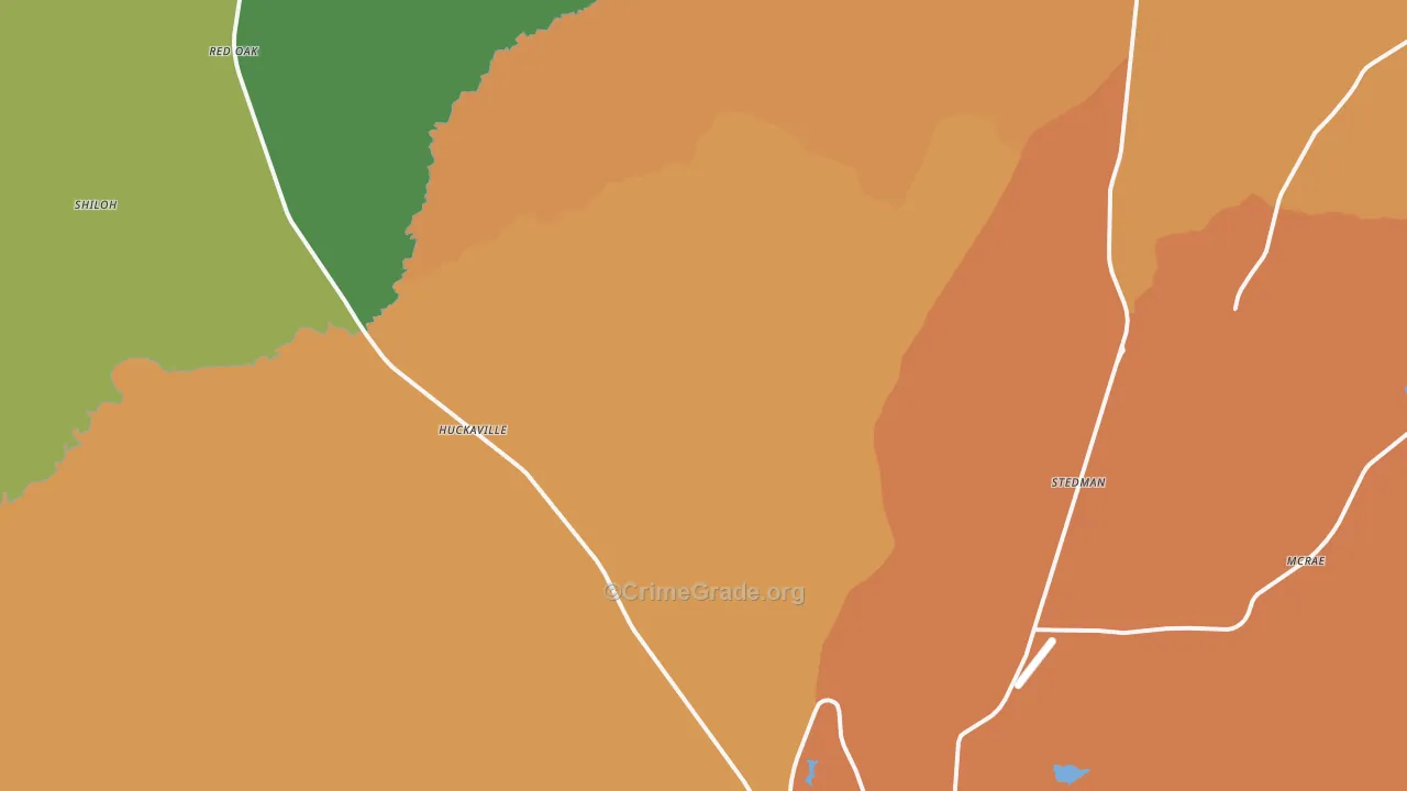 Hacoda, AL Map of Murder Rates