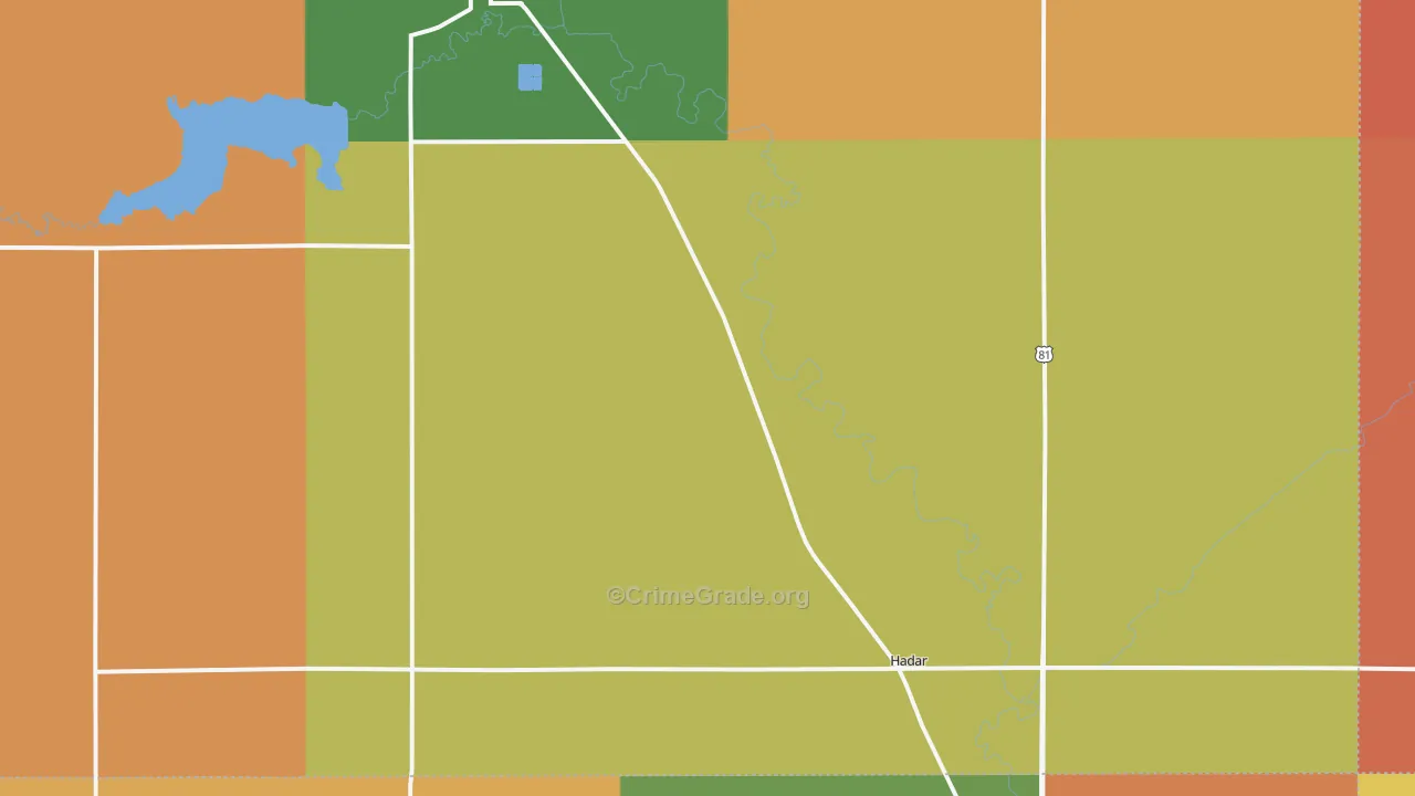 Hadar, NE Map of Murder Rates
