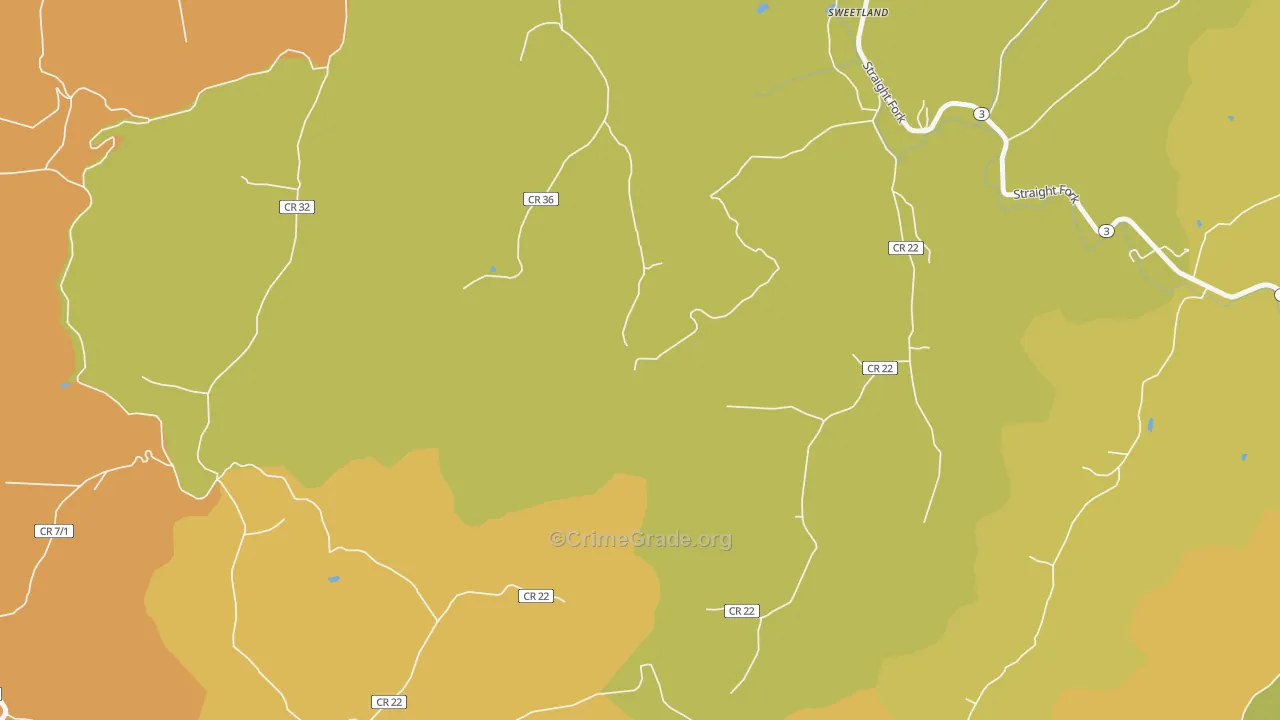 Hager, WV Map of Murder Rates