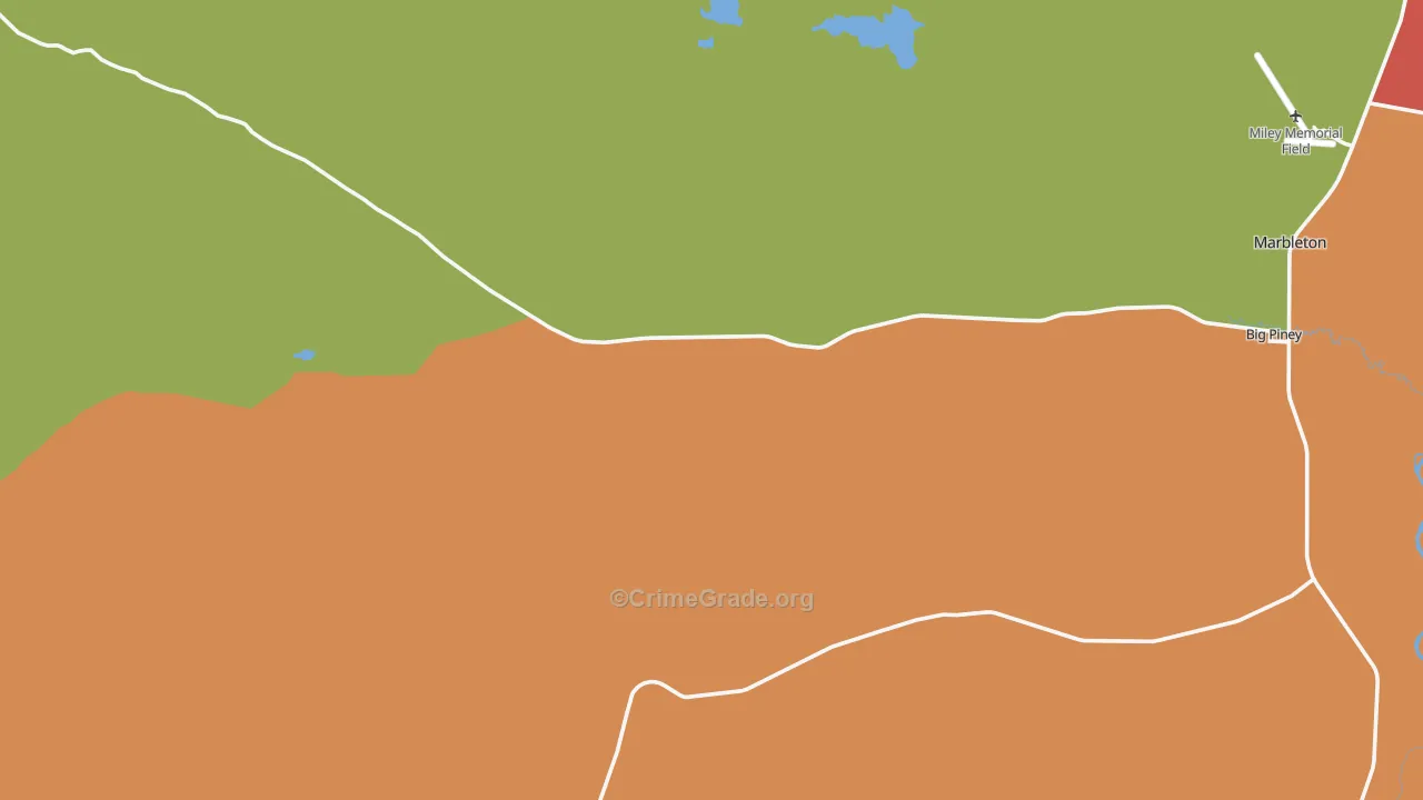 Halfway, WY Map of Murder Rates