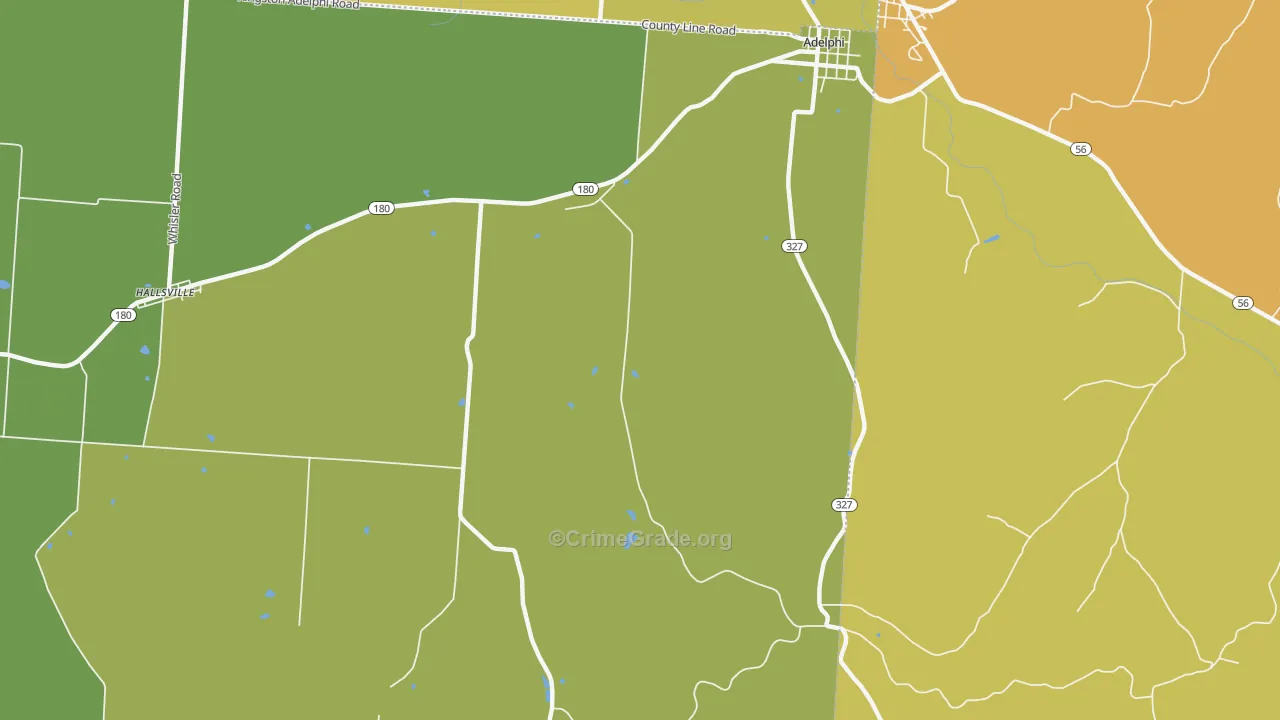 Hallsville, OH Map of Murder Rates