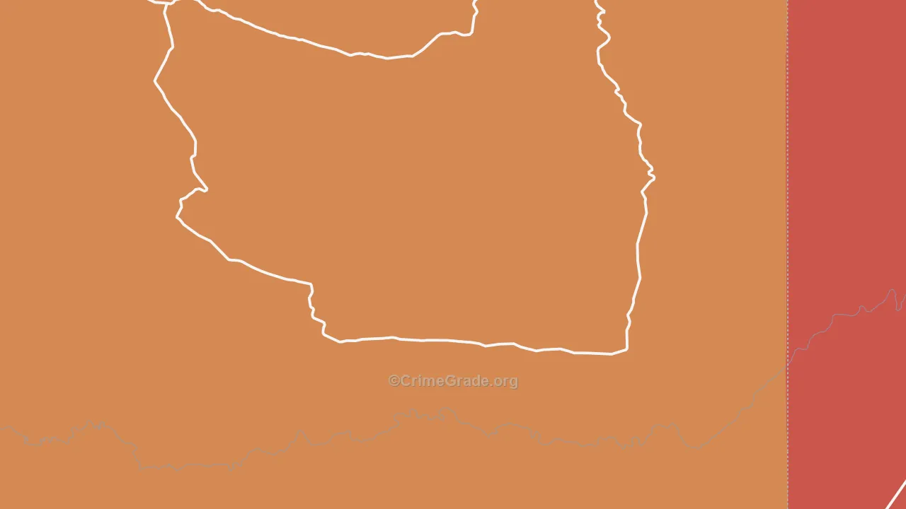 Halsey, NE Map of Murder Rates