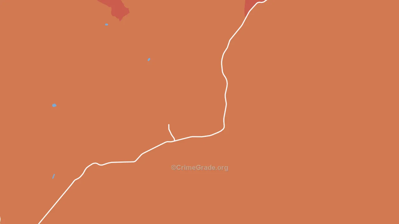 Happy Jack, AZ Map of Murder Rates
