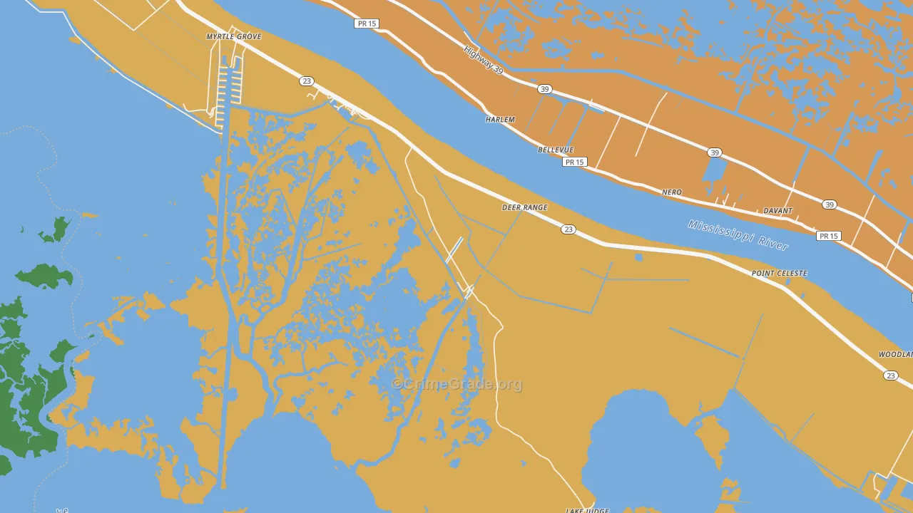 Harlem, LA Map of Murder Rates