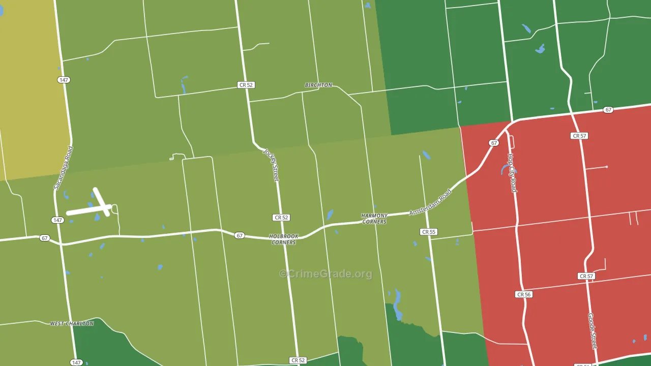 Harmony Corners, NY Map of Murder Rates