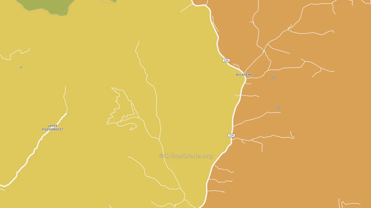 Harrell, NC Map of Murder Rates