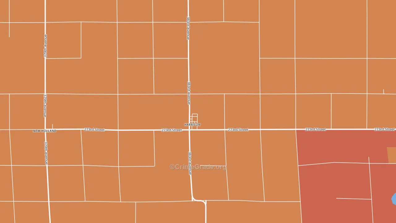 Harrison, SD Map of Murder Rates