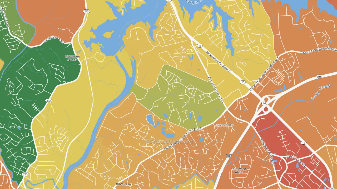 Harwood Lane, Charlotte, NC Map of Murder Rates
