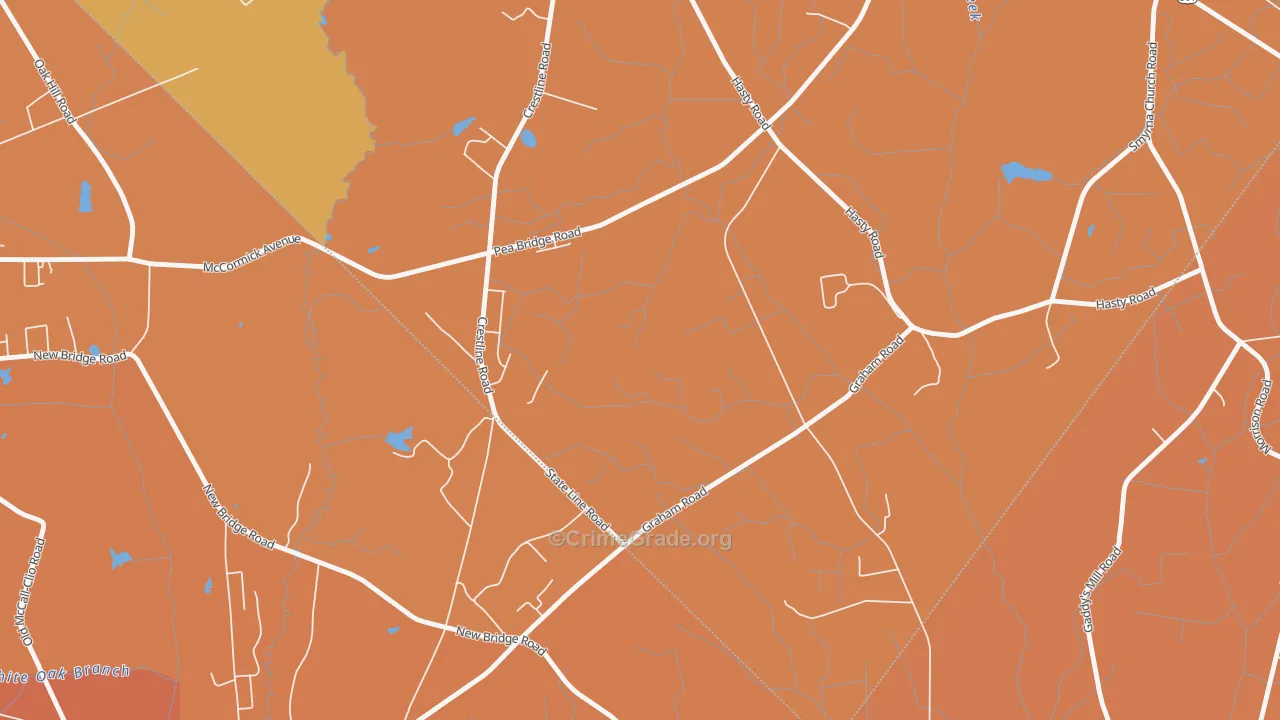 Hasty, NC Map of Murder Rates