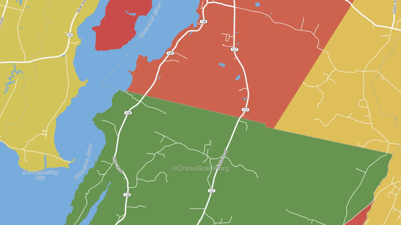 Hatchs Corner, ME Map of Murder Rates