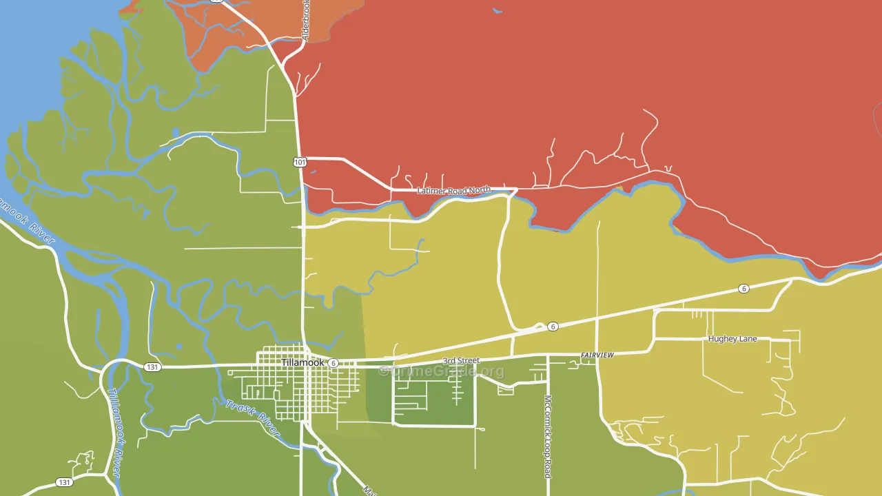 Hathaway Mead, OR Map of Murder Rates