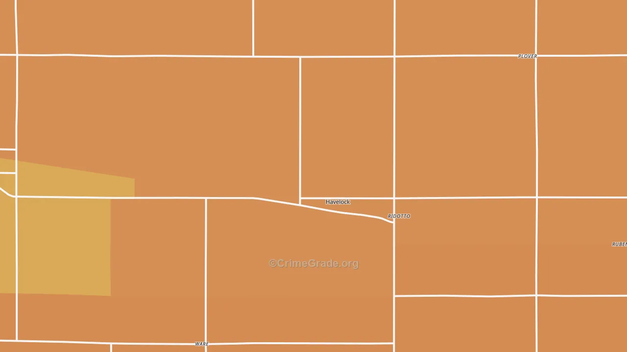 Havelock, IA Map of Murder Rates