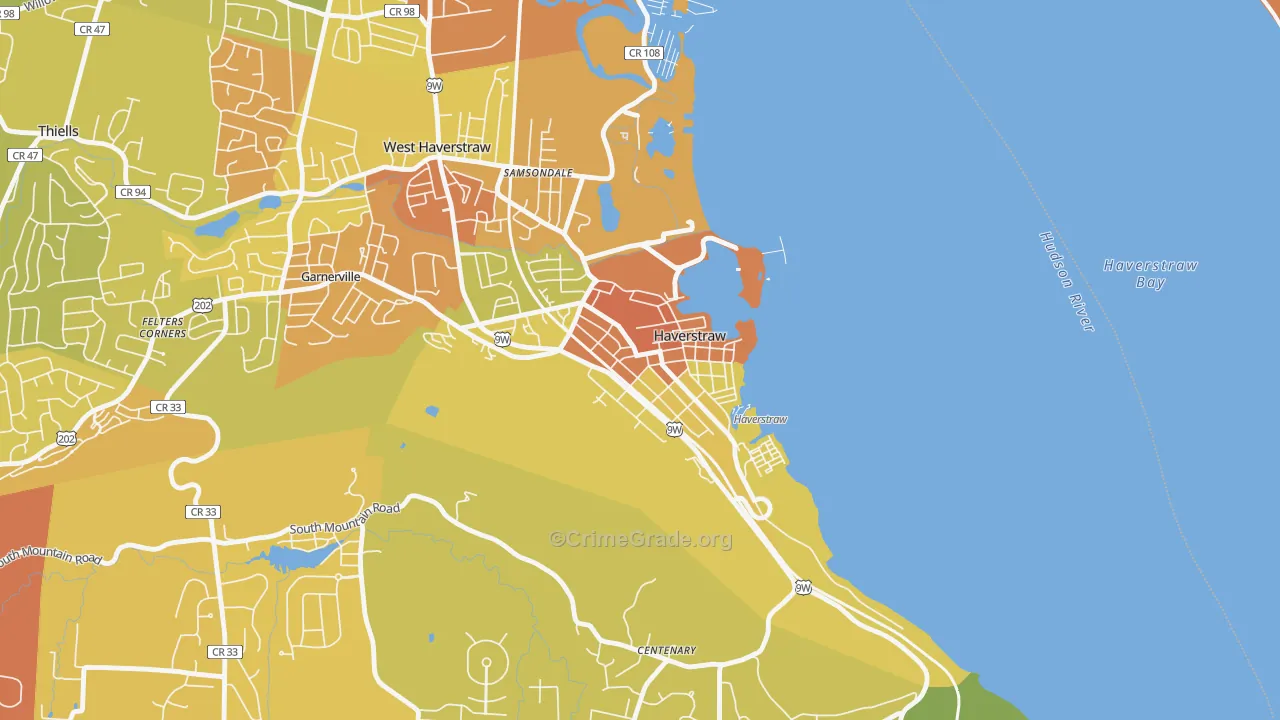 Haverstraw, NY Map of Murder Rates