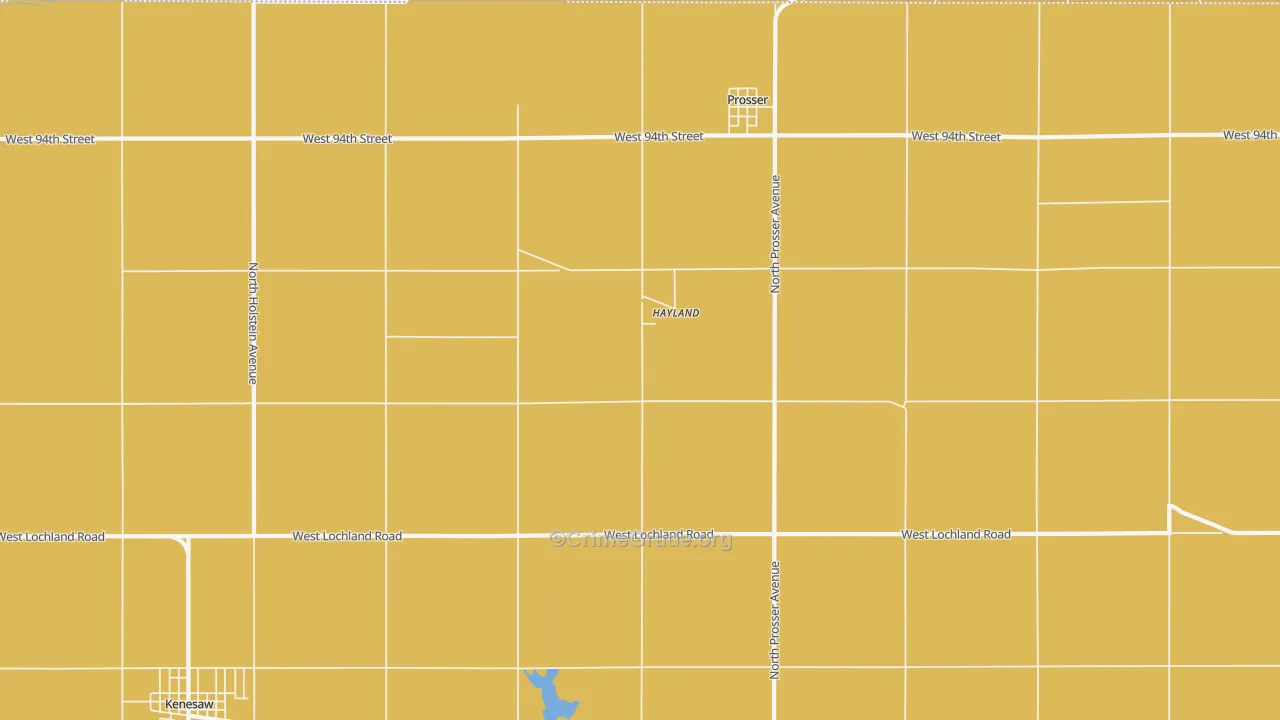 Hayland, NE Map of Murder Rates