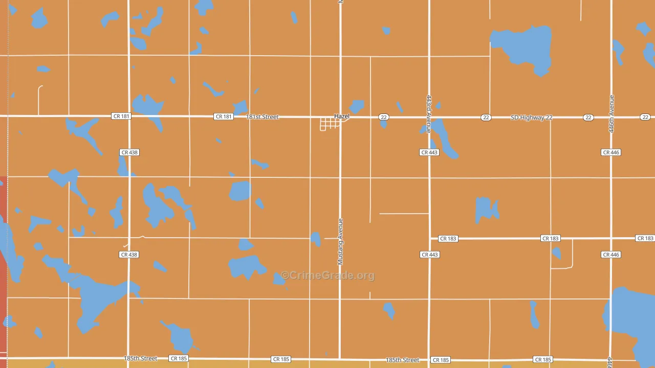 Hazel, SD Map of Murder Rates