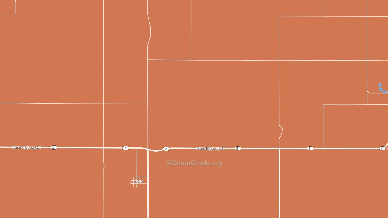 Heil, ND Map of Murder Rates