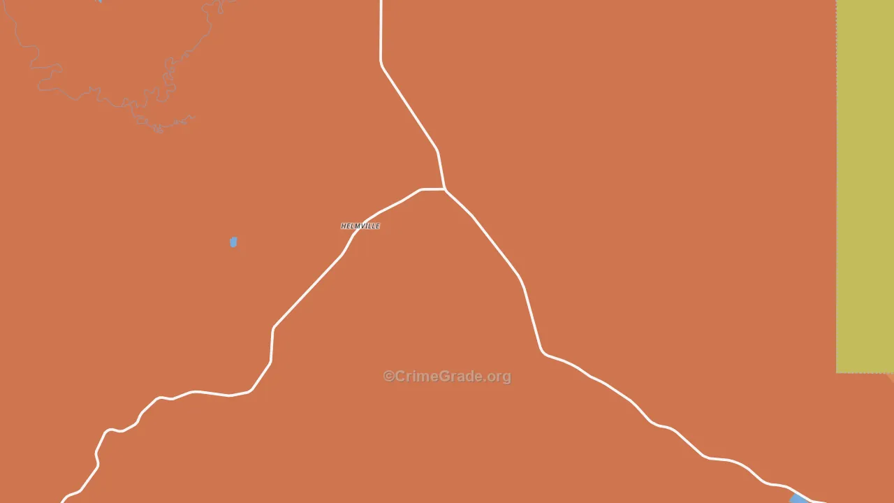 Helmville, MT Map of Murder Rates