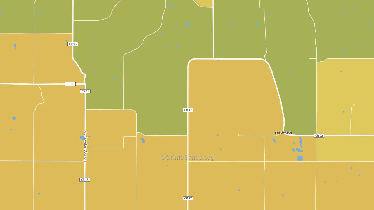 Henrytown, MN Map of Murder Rates