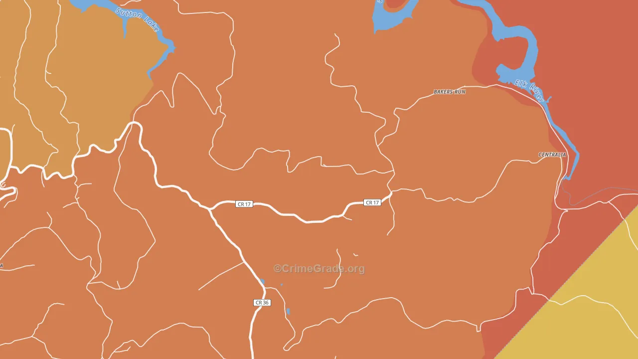 Herold, WV Map of Murder Rates
