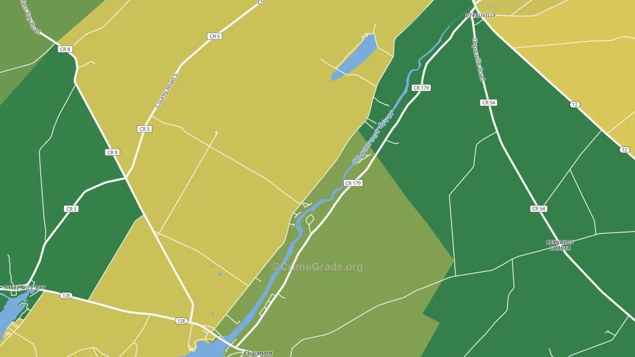 Herrick Grove, NY Map of Murder Rates