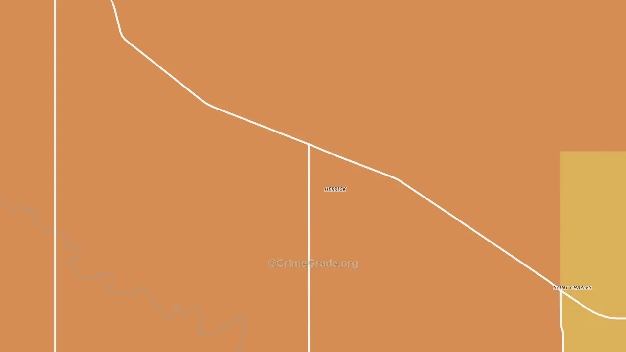 Herrick, SD Map of Murder Rates