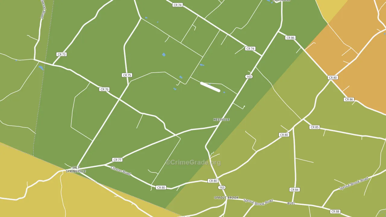 Hessville, NY Map of Murder Rates