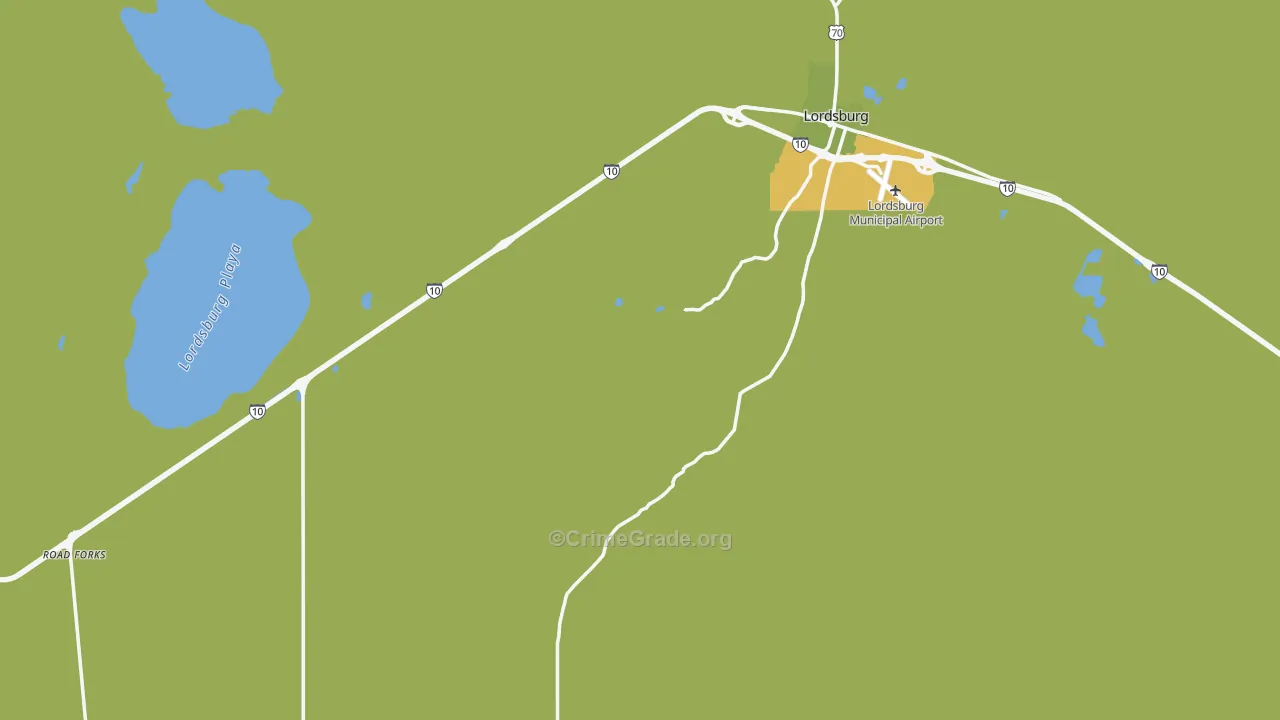 Hidalgo County, NM Map of Murder Rates