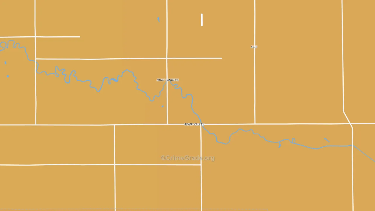 High Landing, MN Map of Murder Rates