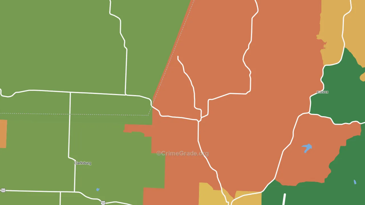 High Point, MO Map of Murder Rates