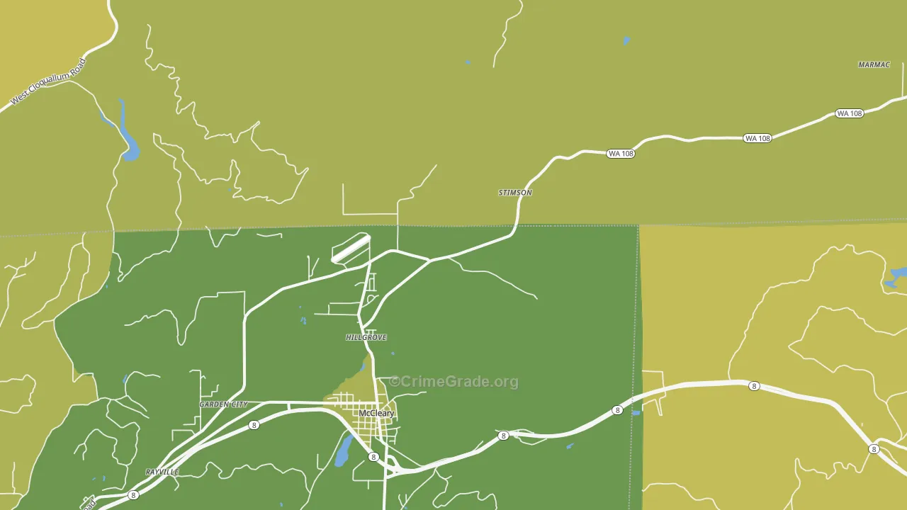 Hillgrove, WA Map of Murder Rates