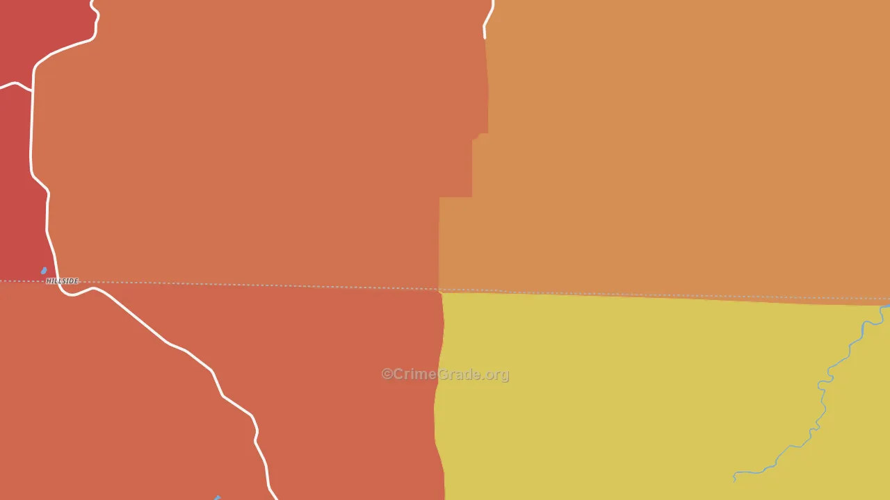 Hillside, CO Map of Murder Rates