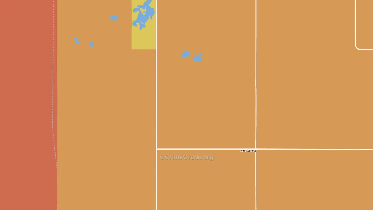 Hillsview, SD Map of Murder Rates
