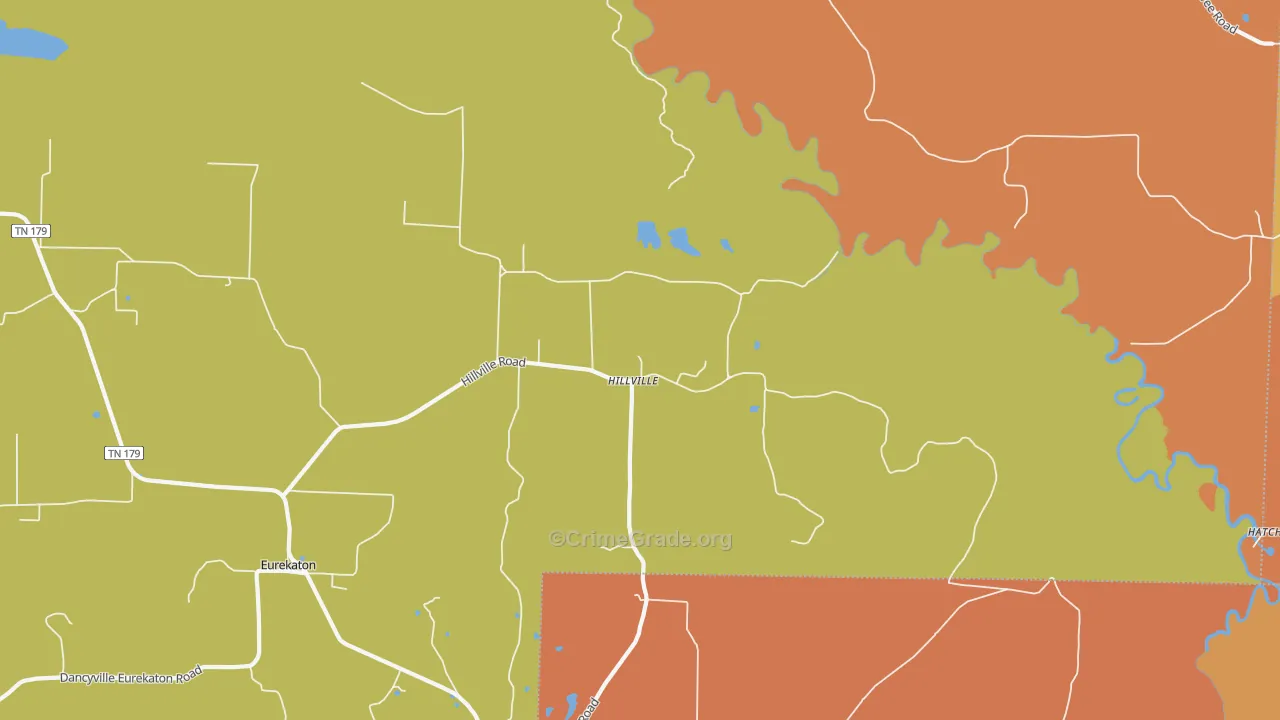 Hillville, TN Map of Murder Rates