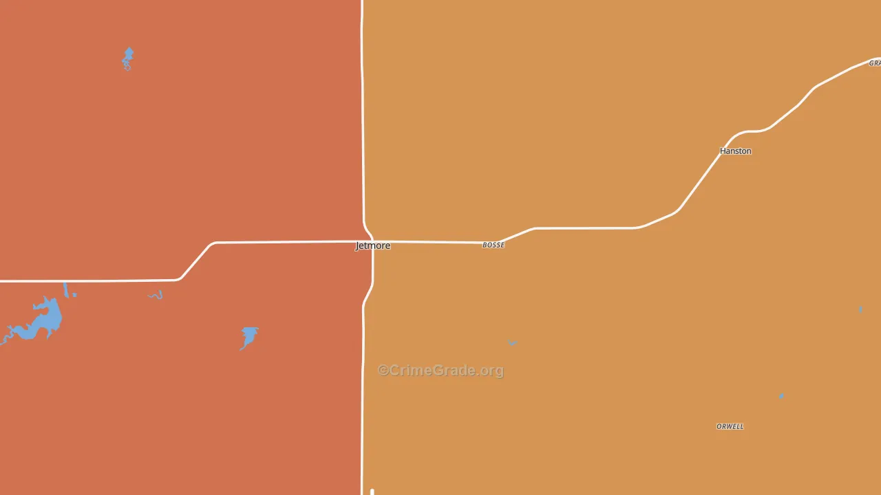 Hodgeman County, KS Map of Murder Rates