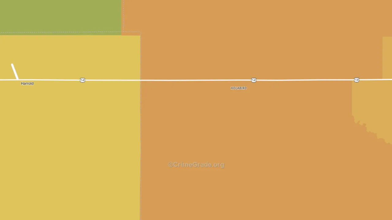 Holabird, SD Map of Murder Rates