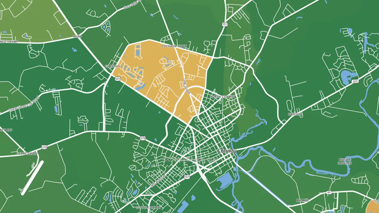 Homewood, SC Map of Murder Rates
