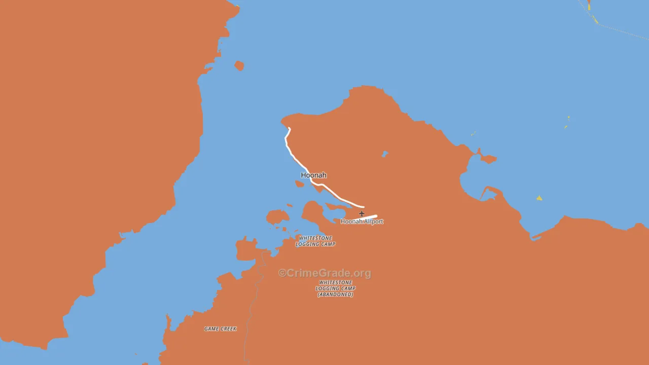 Hoonah, AK Map of Murder Rates